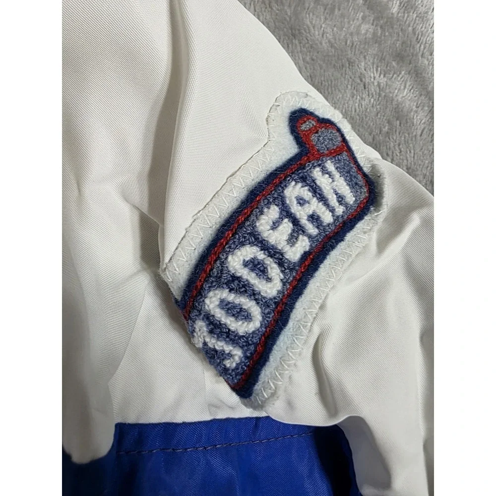 American Vintage Bonwitt Jacket Blue White Westburne Drilling Varsity Bomber